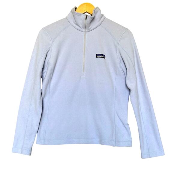 Patagonia Women’s 1/4 Zip Fleece Pullover Periwinkle Blue Size S - Picture 1 of 9